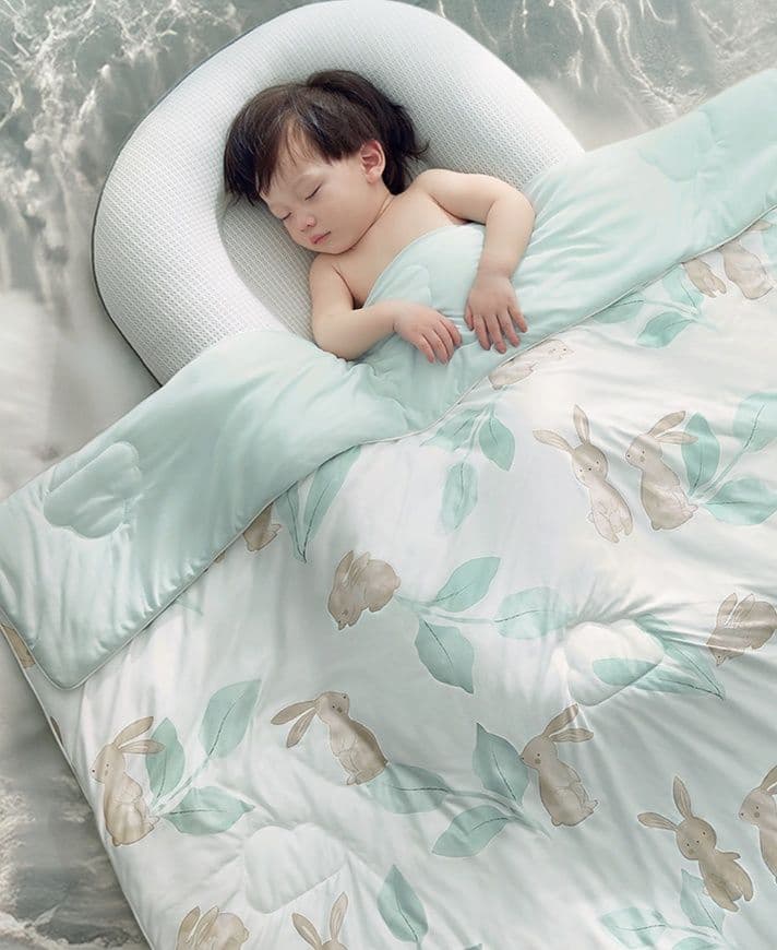 ベビー布団 掛布団 ひんやり快眠うさぎ模様掛布団