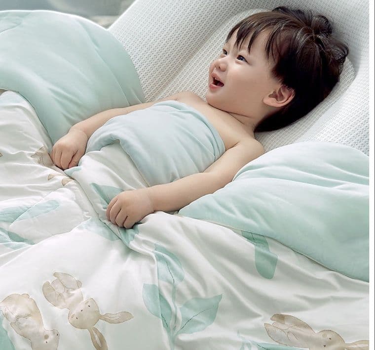 ベビー布団 掛布団 ひんやり快眠うさぎ模様掛布団
