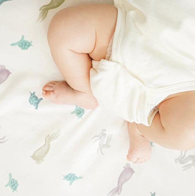 ベビー布団 シーツ やさしい眠り 動物柄フィットシーツ