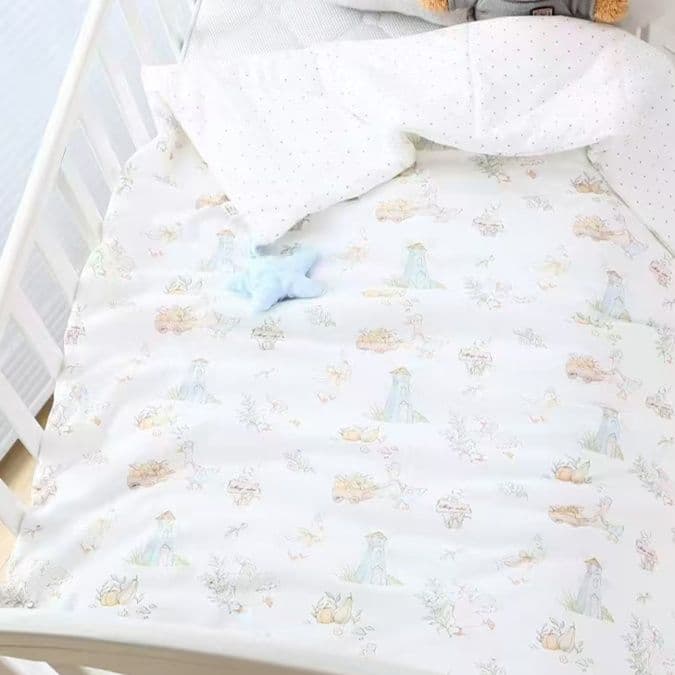 ベビー布団 やさしさ包む葉模様掛布団