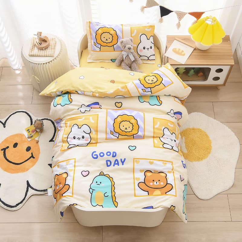 ベビー布団 セット 夢いっぱい動物キャラクター布団セット